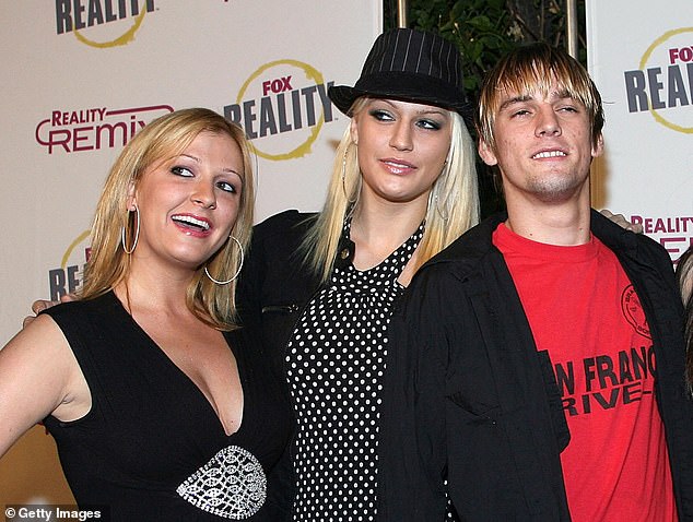 The Carter family is rocked by the untimely deaths of their three siblings in just eleven years (BJ, Leslie and Aaron are pictured in 2006)