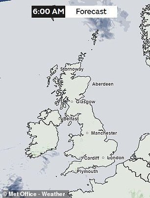 According to the Met Office, the best place in Britain to see the ISS will be in northern Scotland, where there may be some cloud disruptions