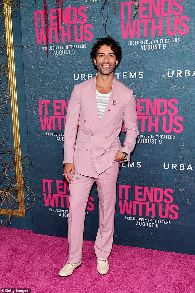 Lively, 37, sued her former It Ends With Us costar and director Justin Baldoni on Saturday for alleged sexual harassment and orchestrating a smear campaign; Justin seen in August