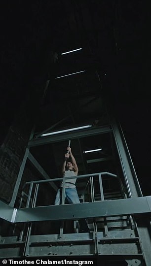 The video was reminiscent of Kevin Bacon's dance in the warehouse during Footloose