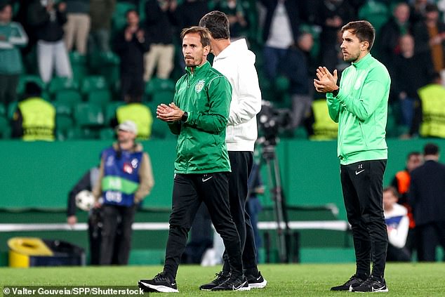 The 40-year-old, who had been in charge of Sporting's reserve side, was promoted to first-team coach following the departure of Ruben Amorim.