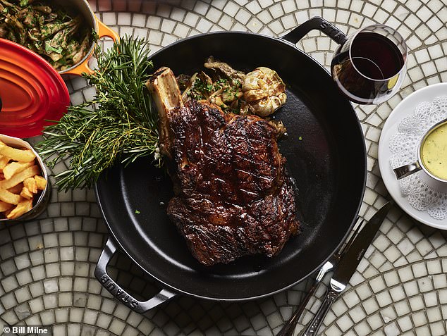 Côte de Boeuf and Sauce Perigueux, a favorite of Daniel Boulud