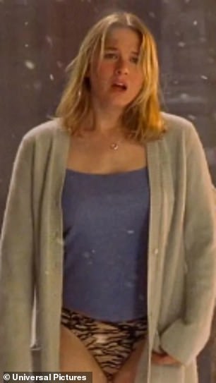 Bridget Jones depicted in the film