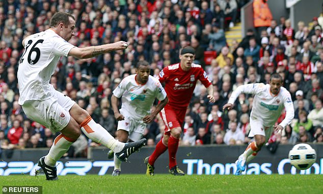 The former Scotland international started his Premier League career with Blackpool in 2010