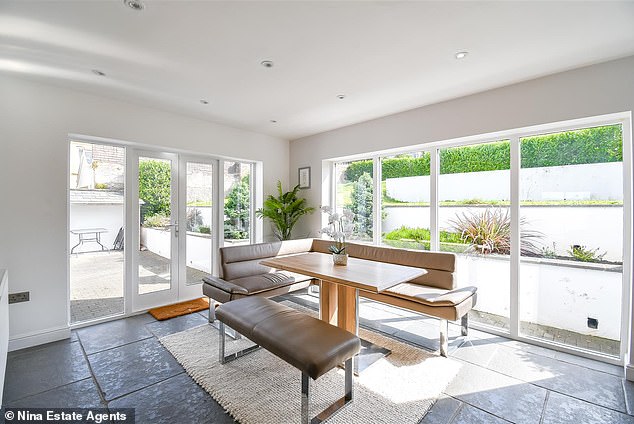 Let's Eat: The open plan kitchen and dining area is ideal for entertaining