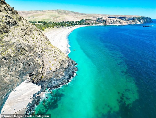 Hundreds of people on social media have boasted about the beach, comparing it to the Mediterranean Sea