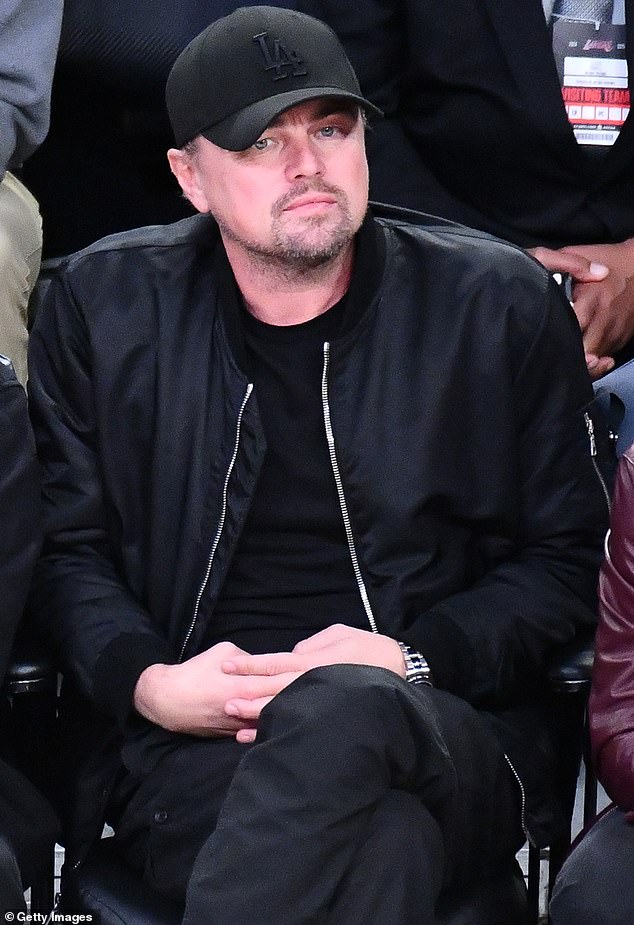 Leonardo is pictured Monday watching the Los Angeles Lakers play the Detroit Pistons at Crypto.com Arena, formerly the Staples Center, in Los Angeles