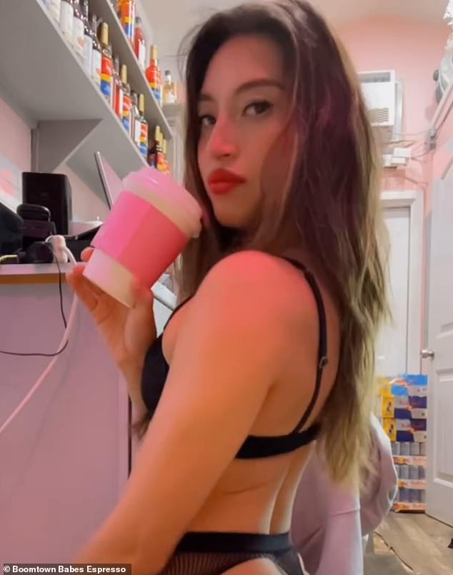 Boomtown Babes Espresso's social media accounts feature photos, selfies and videos of its lingerie-clad employees, who strive to exhibit 