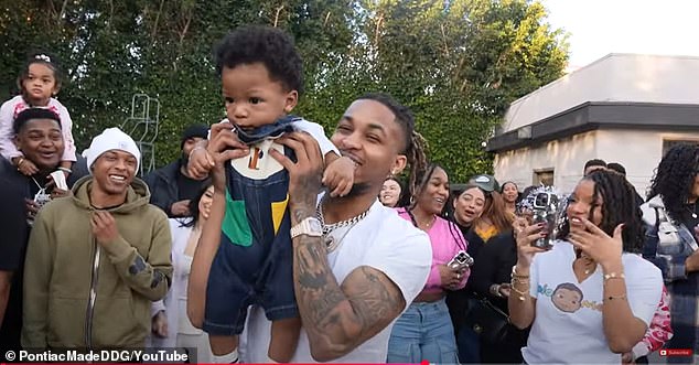 The 24-year-old Little Mermaid star's 27-year-old baby daddy captured all the action at the Cocomelon-themed party for his PontiacMadeDDG YouTube vlog