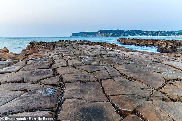 It is understood the boy was standing with a group of friends on a rock ledge at the north end of the beach when they were dragged into the water.