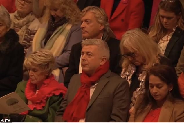 Sitting next to husband Richard Madeley, Judy appeared to hold back tears as the Royal Ballet School took to the stage