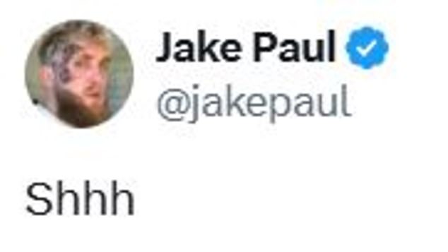 1735100373 720 Jake Paul offers one word response to speculation he could be