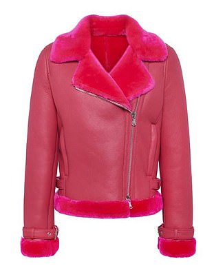 Niri Lamb Leather Jacket from L'Agence, now $1,750; lagence.com