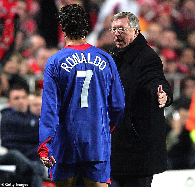 Ferguson, who was known for giving players the hairdryer treatment, was angry with Ronaldo for his showboating