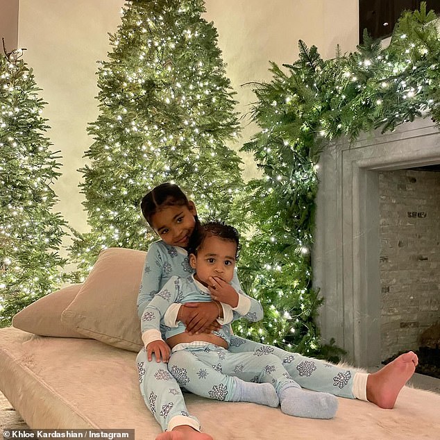 This year, Khloe and her children — True, 6, and Tatum, 2, whom she shares with ex Tristan Thompson — are sidelined by an illness