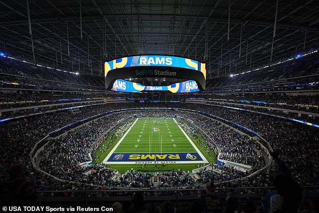 SoFi Stadium, home of the LA Rams, is the inspiration for other new stadium buildings