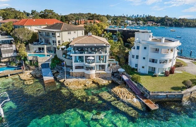 In nearby Fitzwilliam Road, also in Vaucluse, a house right on Sydney Harbour, but without views of the famous bridge and Opera House, is selling for $30.38 million