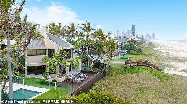 The Gold Coast came in at ninth place with a four-bedroom, four-bathroom home in Mermaid Beach that sold for $28 million in February