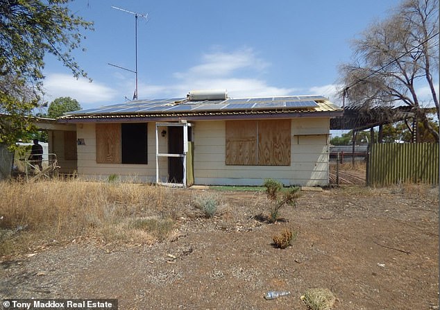 This four-bedroom house, which sold for $56,000 in Coolgardie, 560km northeast of Perth, was the third cheapest property