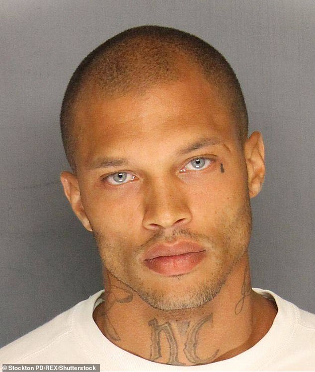 Jeremy Meeks was arrested in 2014 in response to a 'recent increase in shootings and robberies' and his mugshot immediately attracted attention thanks to his good looks