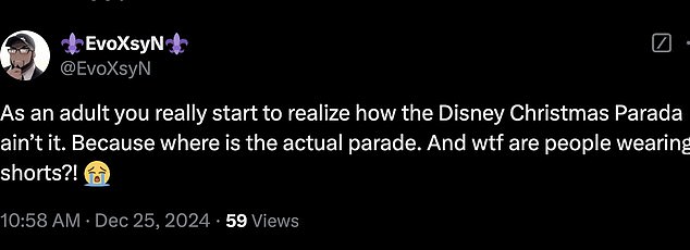 1735150418 200 Disneys Christmas parade is fiercely panned by disappointeviewers This aint