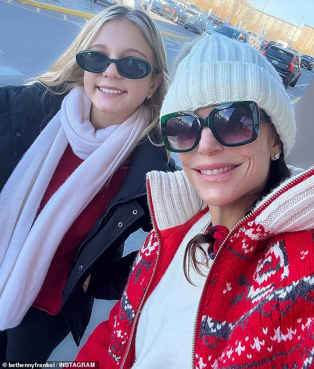 Bethenny Frankel enjoyed the holidays with her daughter Bryn Hoppy, 14, whom she shares with ex-husband Jason Hoppy