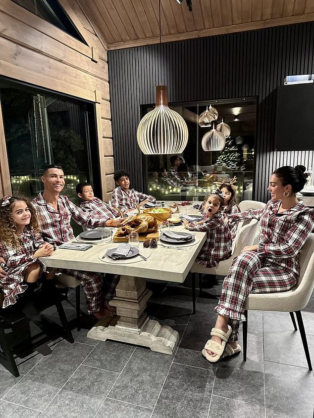 Cristiano Ronaldo posted a family photo and called it the 'most important part of Christmas'