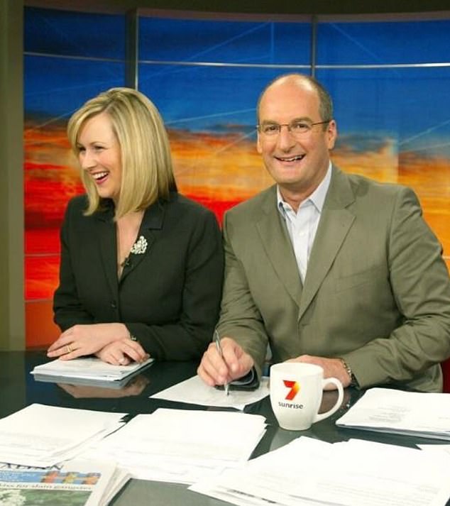 The former Sunrise co-host, 54, was at the forefront of many of Australia's biggest stories during her time on the morning show. Pictured with co-host David 'Kochie' Koch