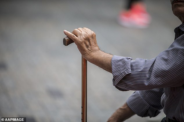 An older lady (stock image). A US study of more than a million people with type 2 diabetes found that those given semaglutide were up to 70 percent less likely to be diagnosed with Alzheimer's disease over the next three years.