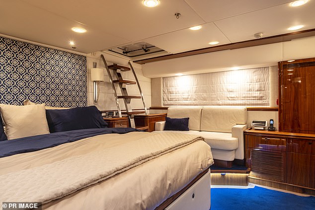 The ship features marble bathrooms and a professional chef's kitchen, but the dazzling level of opulence could hurt the crew's chances for line honors