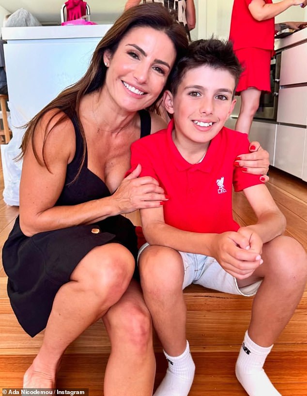 Later on Christmas Day, Ada gave more insight into her celebrations when she posted some sweet photos with her son Johnas, 12, who she shares with her ex Chrys Xipolitas