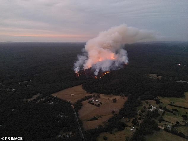 Firefighters reached a 'critical stage' on Thursday as two wind changes that broke through around 3pm and a stronger south-westerly arrival around 6pm were likely to impact the Grampians.