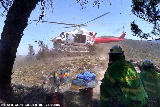 Residents in areas surrounding the National Park have been told to keep abreast of current bushfire warnings as conditions can change quickly