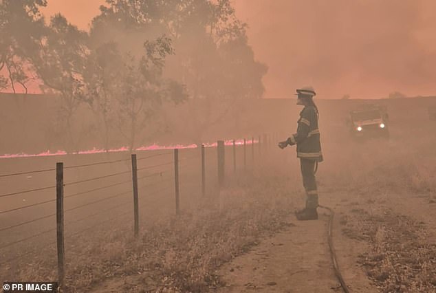 The Bureau of Meteorology fears the weather conditions could worsen the fires raging through the Grampians.