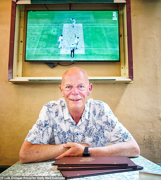 Now the man responsible for the 'coolest crowd catch ever' has broken his silence for the first time in an interview with Daily Mail Australia (photo: Tony Fox)