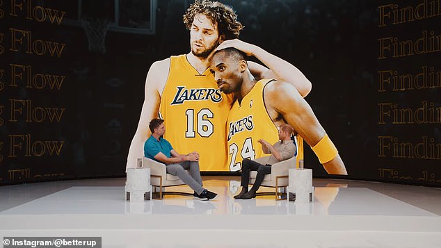 Prince Harry sat down for a chat with ex-Lakers star Pau Gasol to discuss purpose, performance and productivity as part of his role at BetterUp in October