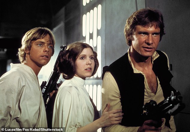 The character beat out both the Star Wars franchise (pictured) and the HBO series Game of Thrones, which came in second and third on the list respectively