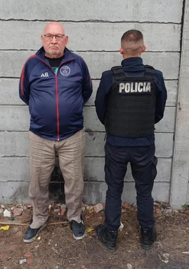 Retired police officer Rafael Moreno was arrested Wednesday in Buenos Aires, Argentina, after shooting and killing a neighbor