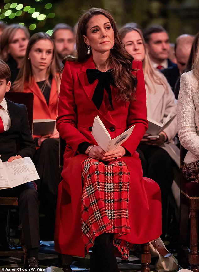 This year's service is particularly poignant as the 42-year-old royal continues her recovery from cancer; Prince William describes 2024 as 'probably the hardest year of my life'