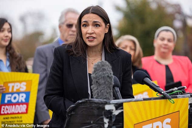 Ocasio-Cortez was defeated by Gerry Connolly as chairman of the House Democrats on the panel