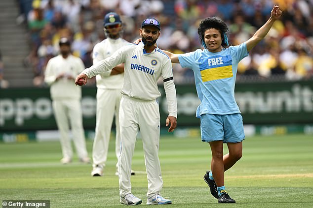 The intruder was able to embrace Kohli thanks to a worrying safety error after the Indian star found himself in the most controversial moment of the summer so far on Boxing Day.