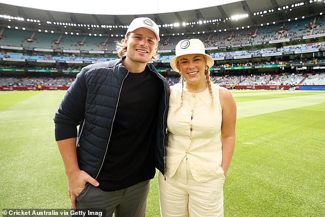 Brooke and Jackson were spotted at center stage at the MCG ahead of the second day of the fourth Test between Australia and India