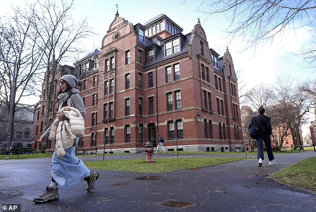 Top institutions including Harvard (pictured) and NYU have issued recommendations for international students in light of Trump's promises to implement stricter immigration policies upon his return to the White House on January 20.