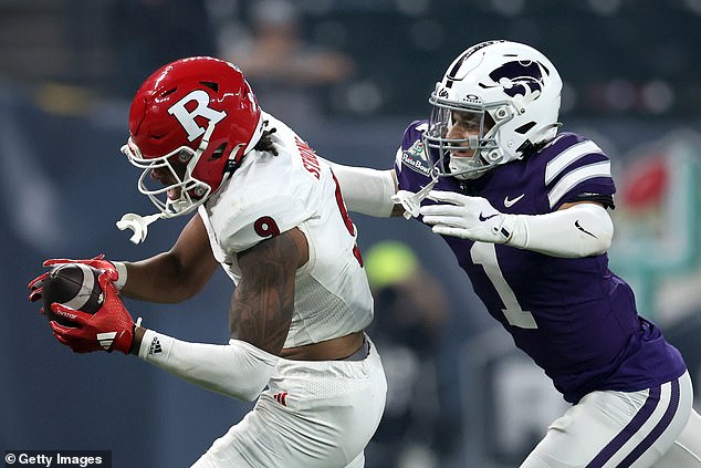 Kansas State ultimately won the game against Rutgers, despite the game being tied