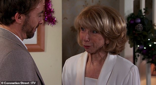 Although it was speculated that she would die in the festive episode after suffering a series of heart problems, Gail left the iconic show by moving to Jesse's villa abroad.