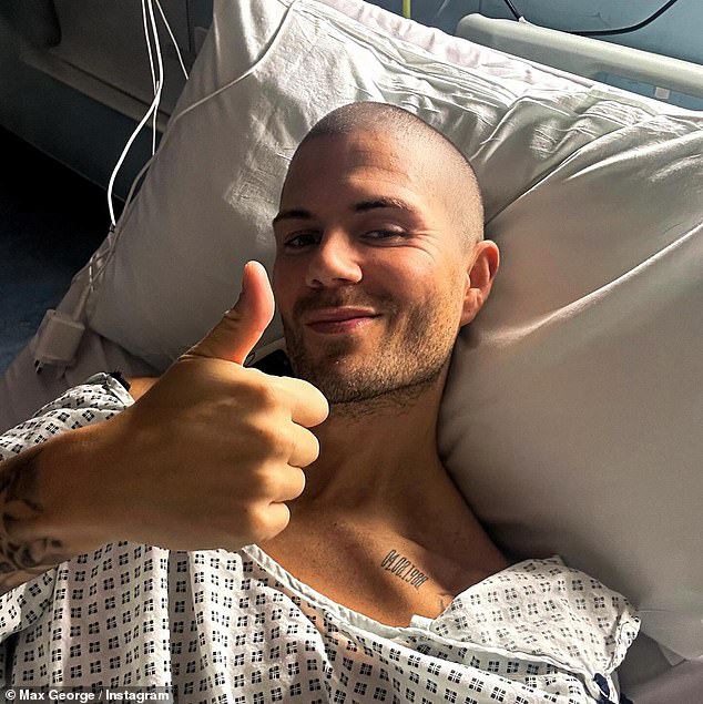 Max explained that he is not completely out of the woods yet as doctors want to do more tests in the coming weeks after finding a problem with his lungs.