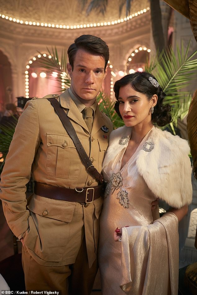 He added: 'I knew when reading the scripts that I would have to do that and that was a big challenge because it's something I haven't done before' (Connor and Sofia Boutella pictured 2022)