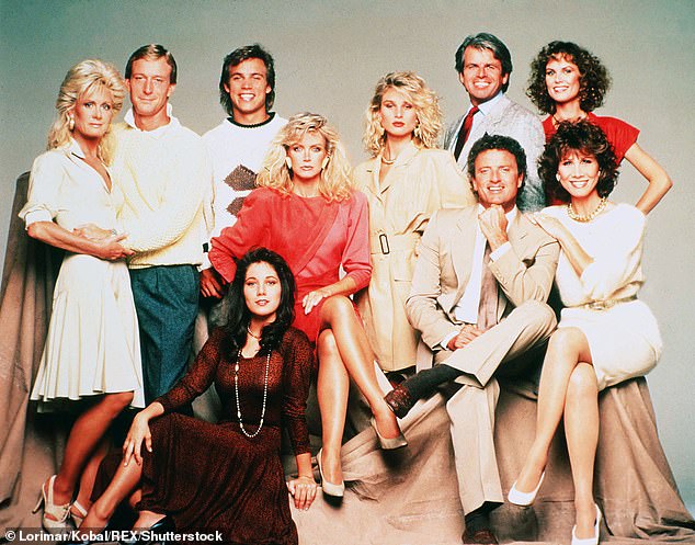 With Joan Van Ark, Ted Shackelford, Nicolette Sheridan, Kevin Dobson, William Devane, Michele Lee Knots Landing, 1979-1993