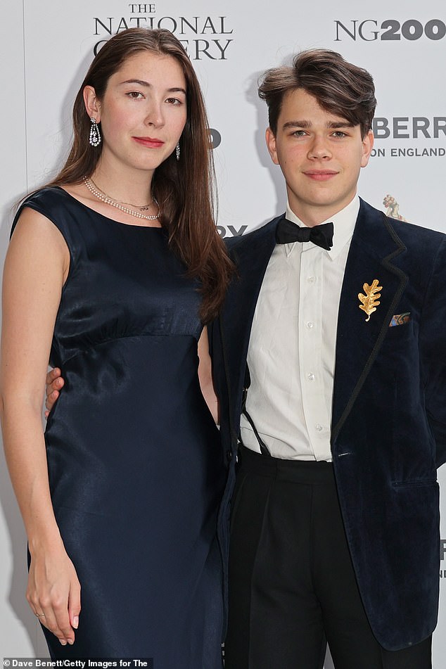 Eleanor Ekserdjian was able to attend the royal family's Christmas gathering in Norfolk with her boyfriend, Samuel Chatto, 28. Pictured: The couple at the National Gallery's Summer Party in June 2022