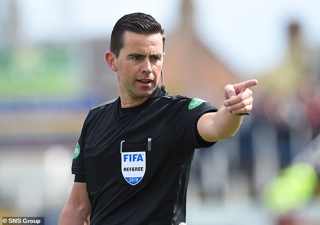 Andrew Dallas was also part of the VAR team during the Celtic vs. Rangers match at Hampden